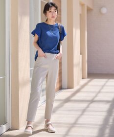 ANY 異素材コンビフリルスリーブプルオーバー