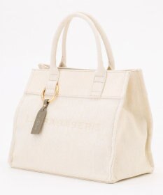 LA BAGAGERIE チャーム付きデニムバッグ Sサイズ