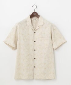 JOSEPH ABBOUD MOUNTAIN 【SPACE／UNISEX】ソアロンリネンジャガード シャツ