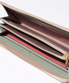 LANVIN en Bleu リュクサンブールカラー Lファスナー長財布