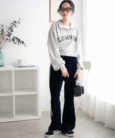 WEGO ハーフジップショートスウェット