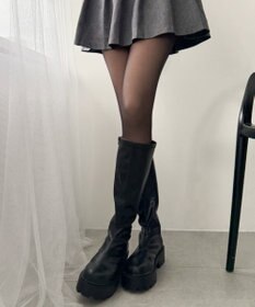 WEGO 【暖かい】フェイクタイツ裏起毛