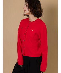 Te chichi 【R by Te chichi】ポケット付きミラノリブカーディガン《2025winter catalog item》