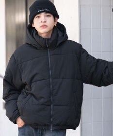 WEGO 【25年秋冬新作/ユニセックス着用ITEM/SMLサイズ展開】2WAYパファーブルゾン