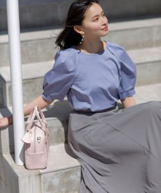 ANY SIS L 【接触冷感・UVケア】着映えタックスリーブ カットソー