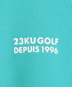 23区GOLF 【MEN】 4色から選べる ミニワッフルモックネック