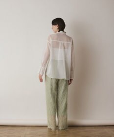 GRACE CONTINENTAL メッシュオーバーシャツ