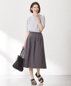 J.PRESS LADIES チェーンプリント スリットネック カットソー
