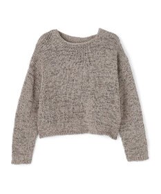 UNFILO テープヤーンニット プルオーバー チャコール