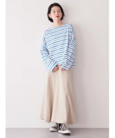 AMERICAN HOLIC ボートネックボーダープルオーバー