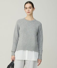 ICB 【先行予約】シャインノットカシミヤブレンド プルオーバーニット