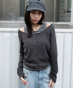 WEGO カーデドッキングレイヤードロンT