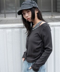WEGO カーデドッキングレイヤードロンT