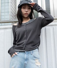 WEGO カーデドッキングレイヤードロンT