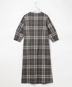 J.PRESS LADIES L ブロックチェックジャガード ワンピース