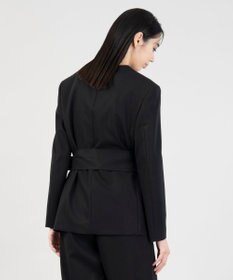 23区 L 【エステータ】コットンダブルクロス ノーカラージャケット