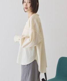 AMERICAN HOLIC 【イージーケア】ストライプVネックシャツ