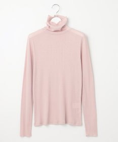 23区 【SLOW/一部店舗限定】新色追加！シアーリブロンTEE タートルネック カットソー