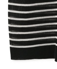 UNFILO シアーフォルムニット ボーダー