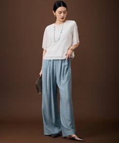 自由区 S テクスチャージャージーレーシー カットソー