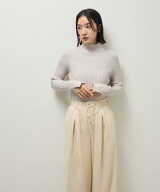 Green Parks ・Ｐｅｔｉｔ　Ｆｌｅｕｒ　ボトルネックリブニット