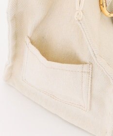 LA BAGAGERIE チャーム付きデニムバッグ Sサイズ
