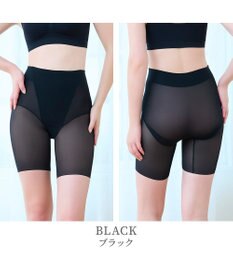 BRADELIS New York 【BRADELIS NewYork peace】綿混楽々dailyシェイプパンツ25 ガードルショーツ 1枚履き可能 ハイウエスト 補正 下着 細見え