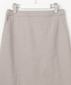 J.PRESS LADIES 【セットアップ対応・洗える・撥水・防汚】コットンFITTYシャーク スカート