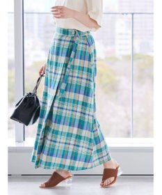 AMERICAN HOLIC ラップ風チェックスカート