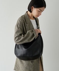 russet ソフトレザーラウンドビッグショルダーバッグ(CE-1325-WEB)