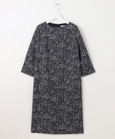 自由区 S プリントジャガードストレッチ  ワンピース