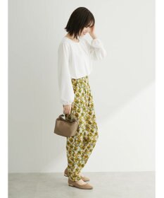 Green Parks Ｂ．レーヨン混プリントパンツ