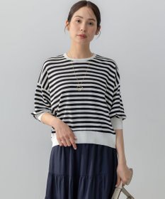 組曲 ドルマンスリーブ7分袖 ニットＴ