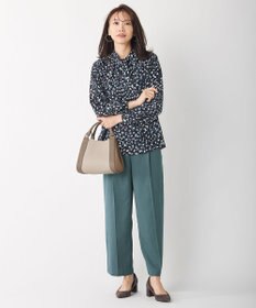 J.PRESS LADIES 【洗える】コットンセルロース チノ パンツ