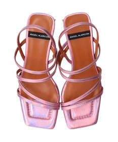 INTER-CHAUSSURES 【ANGEL ALARCON】スクエアトウストラップサンダル