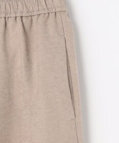 ANY 【ウエストゴム】スエードフレアスカート