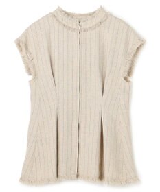 uncrave リネンライクツイル ジレブラウス