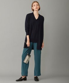 ICB 【洗える】コンパクトウール Vネックプルオーバー