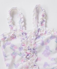 OP／FILA 【marie claire ENFANTS】花柄Aラインワンピース水着