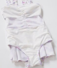 OP／FILA 【marie claire ENFANTS】花柄Aラインワンピース水着