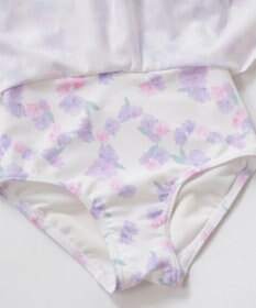 OP／FILA 【marie claire ENFANTS】花柄Aラインワンピース水着