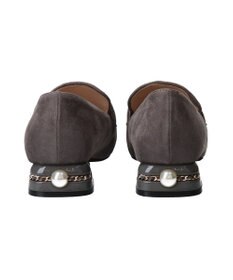 Bridget Birkin 【Bridget Birkin】パールヒールビジューバックルローファー