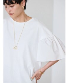 AMERICAN HOLIC 袖フレア５分袖カットプルオーバー