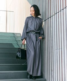 #Newans 【洗濯機可/しわになりにくい】ベリーワイドパンツ