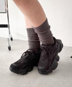 WEGO メッシュコンビ厚底スニーカー