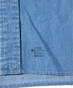 J.PRESS MEN 【J.PRESS ORIGINALS】GRFFITI DENIM B.D. SHIRT / BAGGY FIT