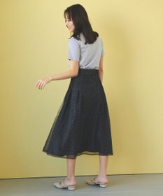 Feroux 【UVケア】パールネック Tシャツ