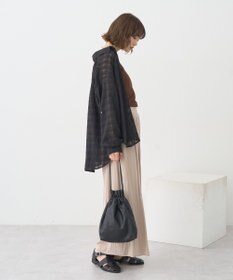 earth music&ecology マットサテンスカーチョ