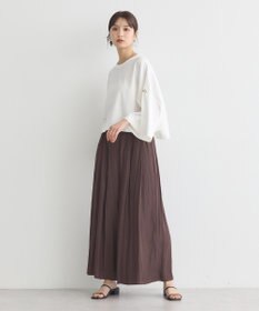 earth music&ecology マットサテンスカーチョ