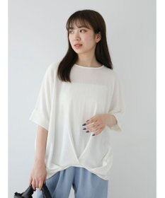 Green Parks 裾タック表面カットプルオーバー